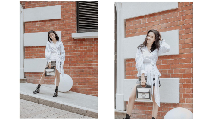 Dior Bobby 白色手袋 